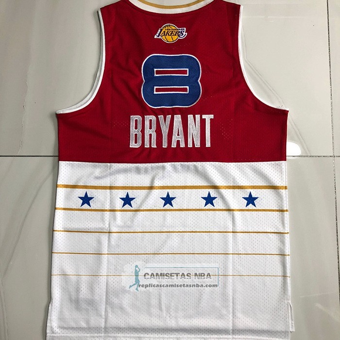 Camiseta All Star 2006 Kobe Bryant NO 8 Rojo Blanco